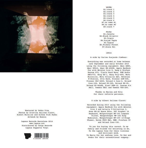 bRUNA (3) / Wooky : Archives (LP, Album, Bla)