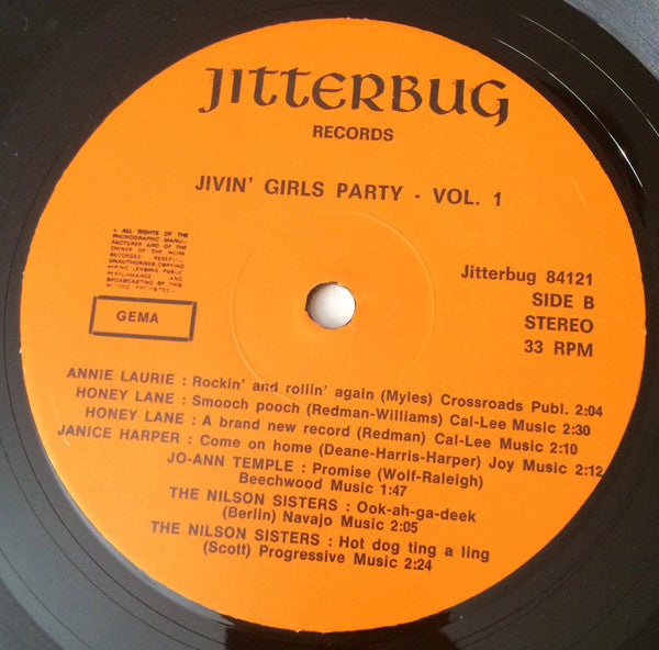 Various : Jivin' Girls Party Vol. 1 (LP, Comp)