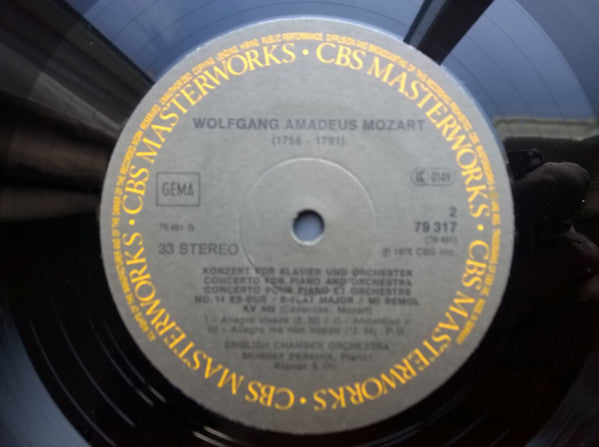 Wolfgang Amadeus Mozart, Murray Perahia, English Chamber Orchestra : Concerti N°9 - K271, N°11 - K413, N°14 - K449, N°20 - K466, N°21 - K467, N°24 - K491 (3xLP + Box)