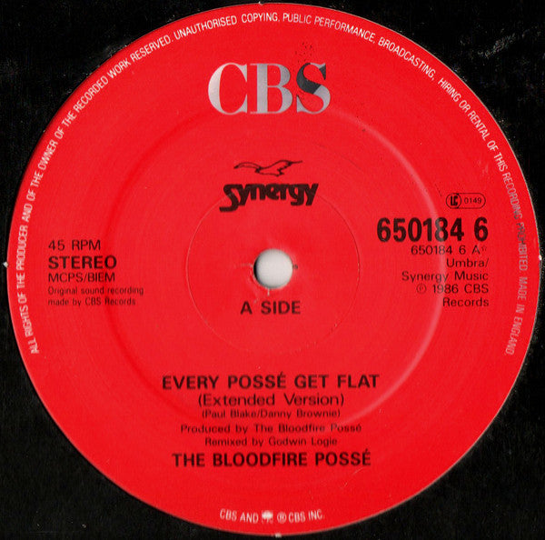 Bloodfire Possé : Every Possé Get Flat (12")