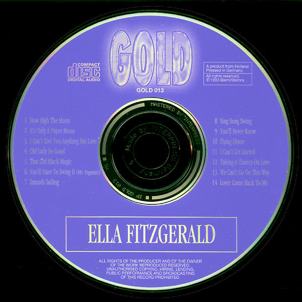 Ella Fitzgerald : Gold (CD, Comp)