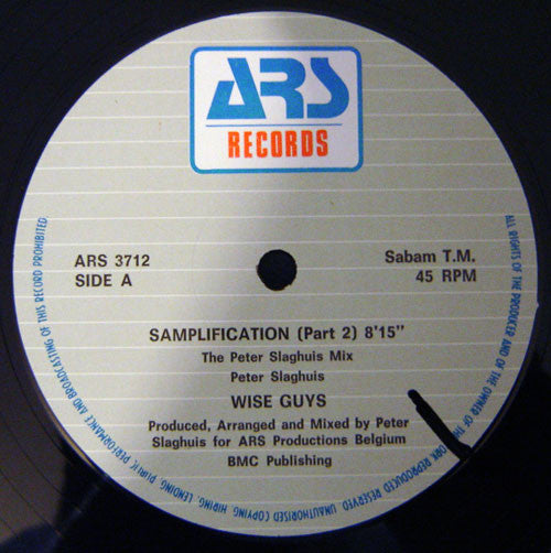 Wise Guys (5) Featuring Hit-House* : Samplification (12")