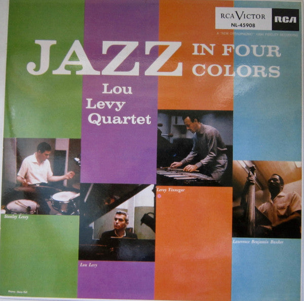 Lou Levy Quartet : Jazz In Four Colors (LP, RE)
