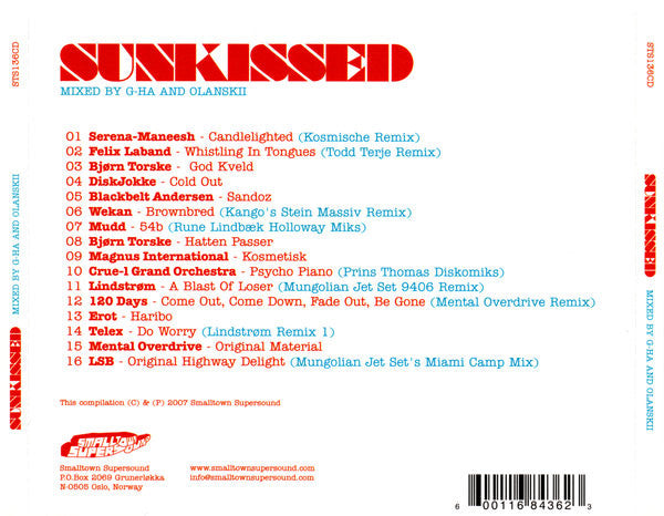 G-Ha And Olanskii : Sunkissed (CD, Comp, Mixed)