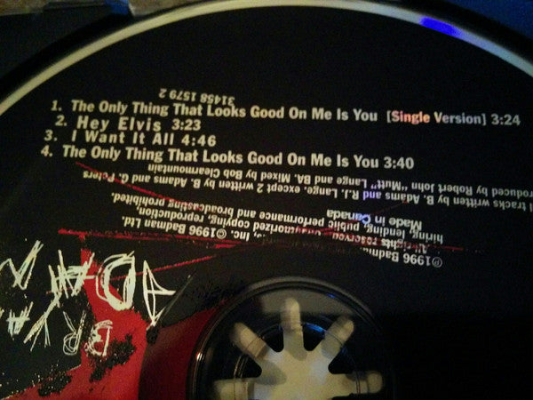Bryan Adams : The Only Thing That Looks Good On Me Is You (CD, Single)
