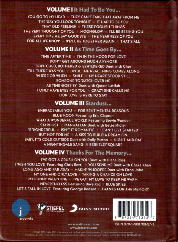 Rod Stewart : The Great American Songbook (4xCD, Comp, RE, Boo)