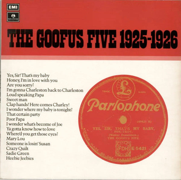 The Goofus Five : The Goofus Five 1925-1926 (LP, Comp, Mono)