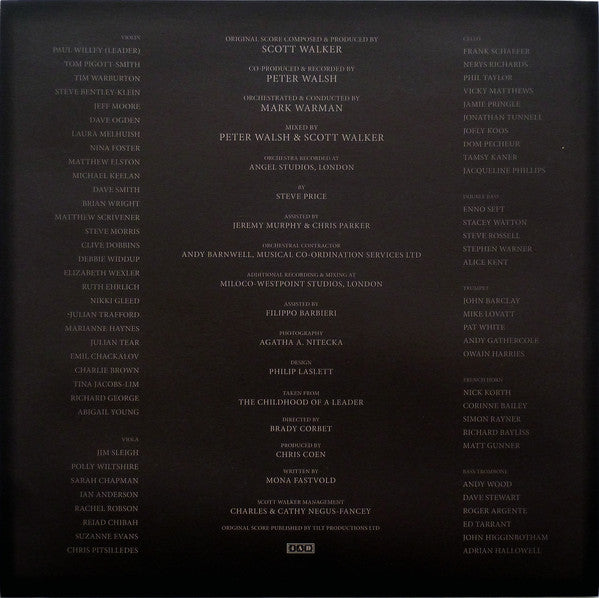 Scott Walker : The Childhood Of A Leader  (LP, Album)