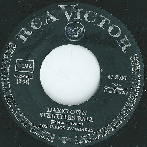 Los Indios Tabajaras : The 3rd Man Theme / Darktown Strutters Ball (7")