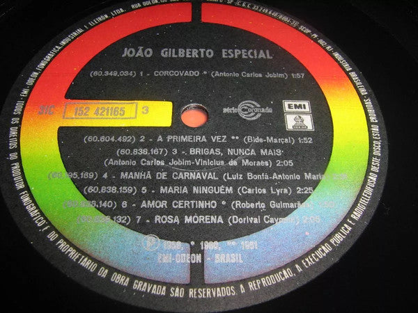 João Gilberto : Especial 30 Sucessos (2xLP, Comp, RE, Gat)