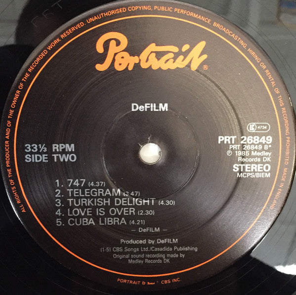 De Film* : De Film (LP, Album)