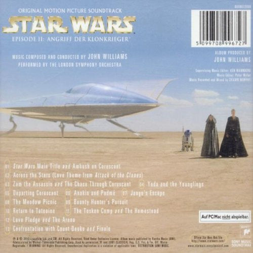 John Williams (4) : Star Wars Episode II: Angriff Der Klonkrieger (CD, Album)