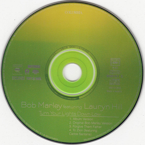 Bob Marley Featuring Lauryn Hill : Turn Your Lights Down Low (CD, Maxi)
