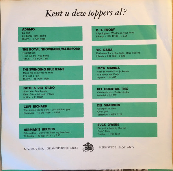 Del Shannon : Break Up (7", Single)