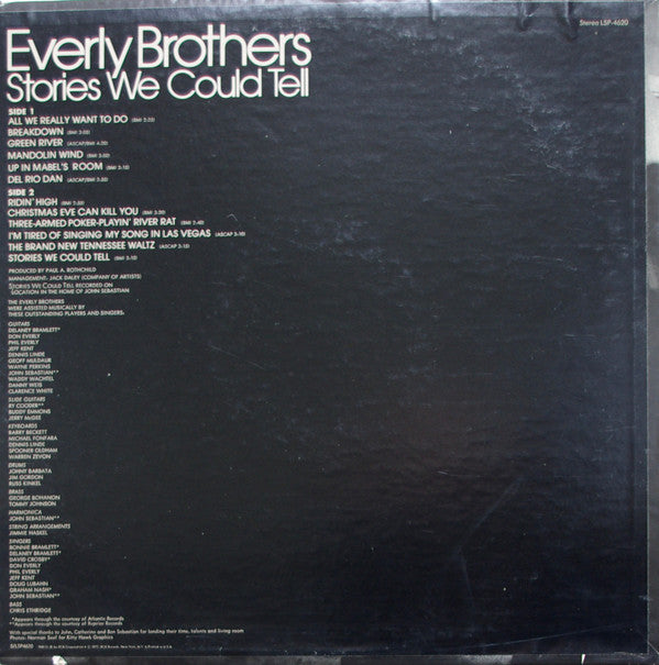 Everly Brothers : Stories We Can Tell (LP, Album, Ind)