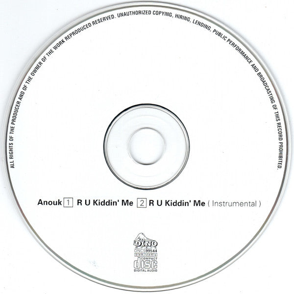 Anouk : R U Kiddin' Me (CD, Single, Car)