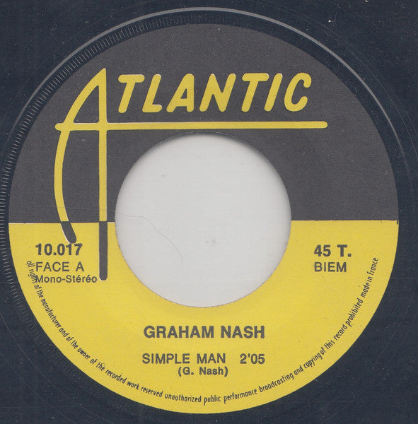 Graham Nash : Simple Man / Chicago (7", Single)