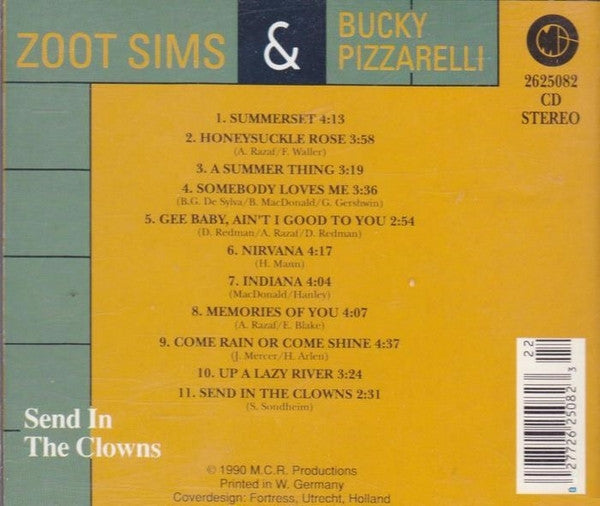 Zoot Sims & Bucky Pizzarelli : Send In The Clowns (CD, Album, RE)