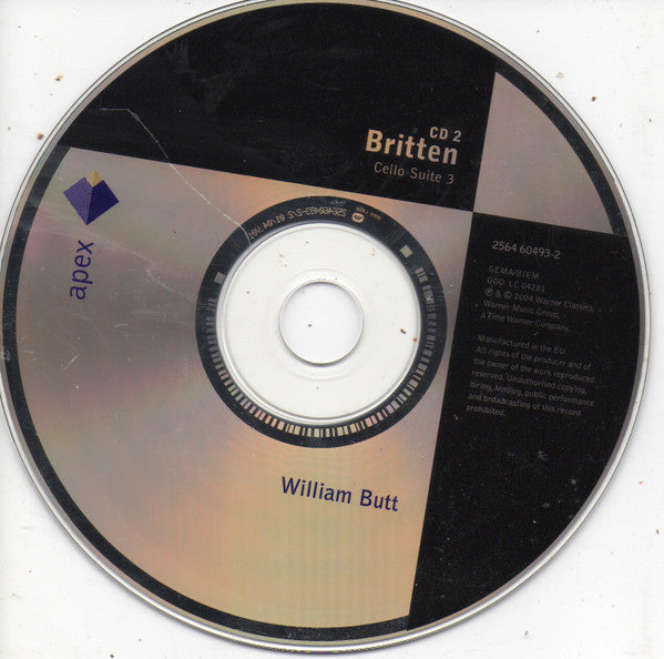 Benjamin Britten, William Butt : Cello Suites  (2xCD, Album)