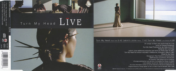 Live : Turn My Head + Secret Videos (CD, Single, Ltd + VHS, Promo, PAL)