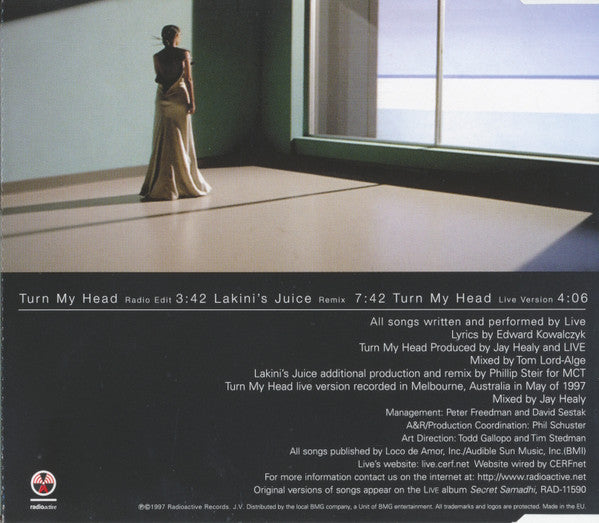 Live : Turn My Head + Secret Videos (CD, Single, Ltd + VHS, Promo, PAL)