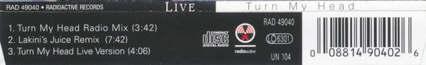 Live : Turn My Head + Secret Videos (CD, Single, Ltd + VHS, Promo, PAL)