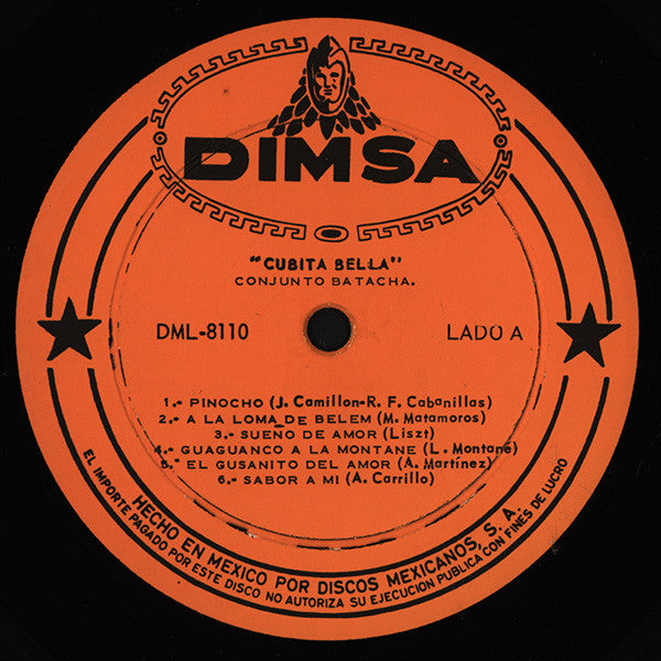 Conjunto Batachá : Cubita Bella (LP, Album, Mono)