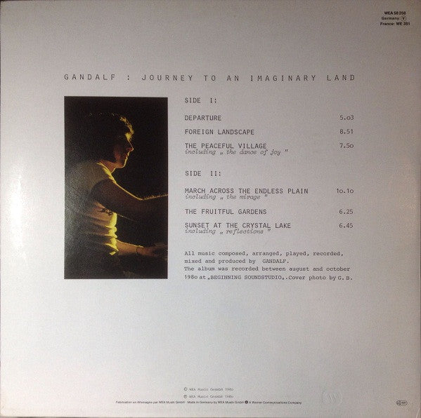 Gandalf : Journey To An Imaginary Land (LP, Album)