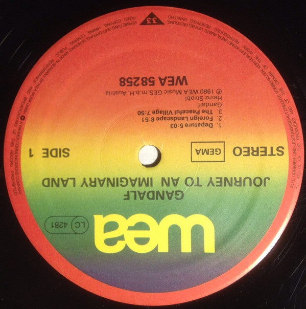 Gandalf : Journey To An Imaginary Land (LP, Album)