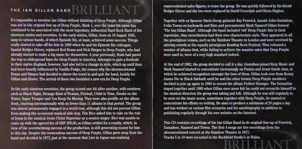 Ian Gillan Band : Anthology (CD, Comp)