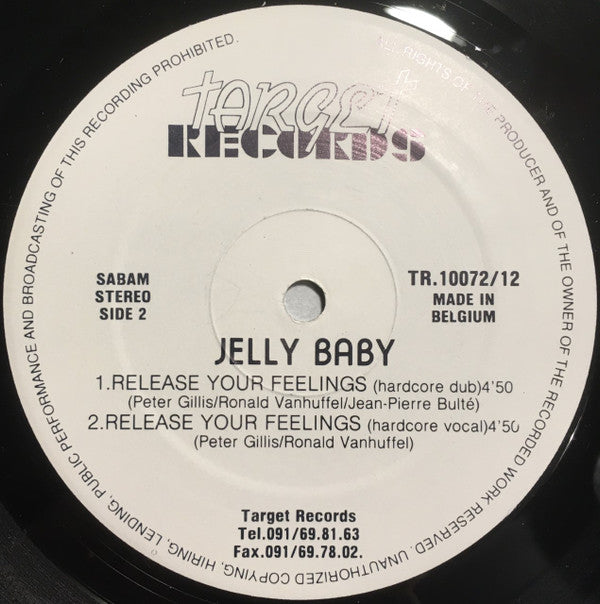 Jelly Baby : Release Your Feelings (12", Pic)