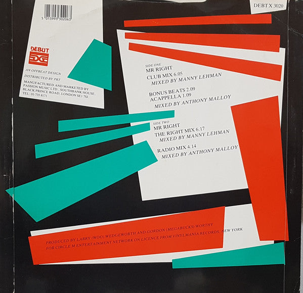 Eleanore Mills : Mr. Right (12")