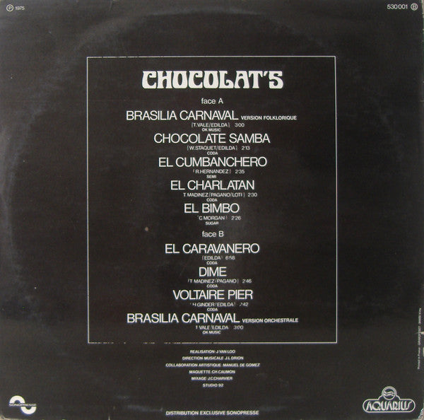 Chocolat's : Brasilia Carnaval (LP, Album)