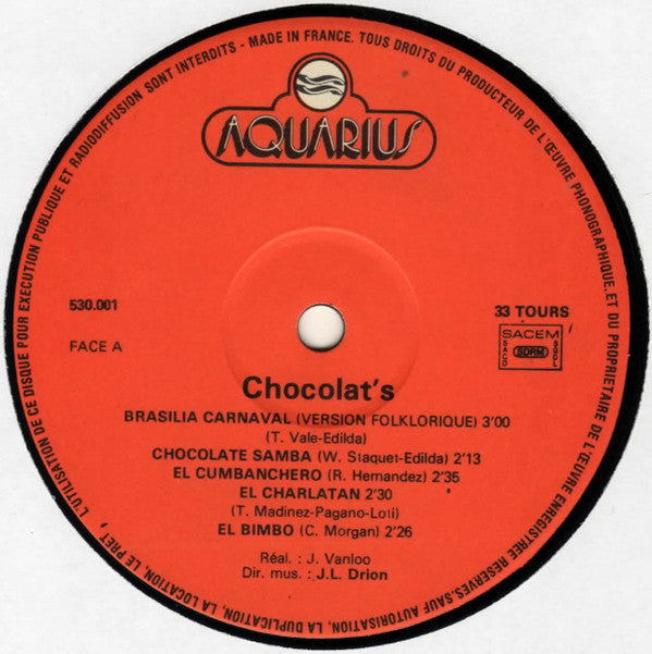 Chocolat's : Brasilia Carnaval (LP, Album)