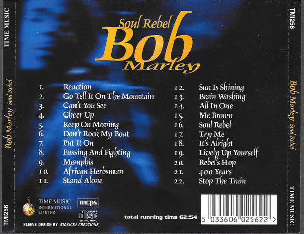 Bob Marley : Soul Rebel (CD, Comp)