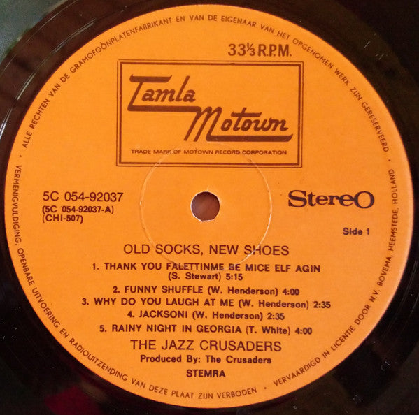 The Crusaders : Old Socks, New Shoes (LP, Album)