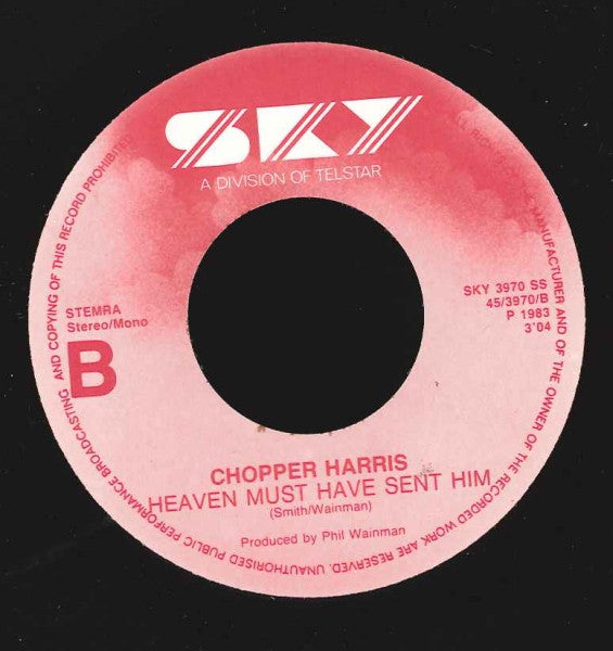 Chopper Harris : Escargot A La Bongo (7", Single)
