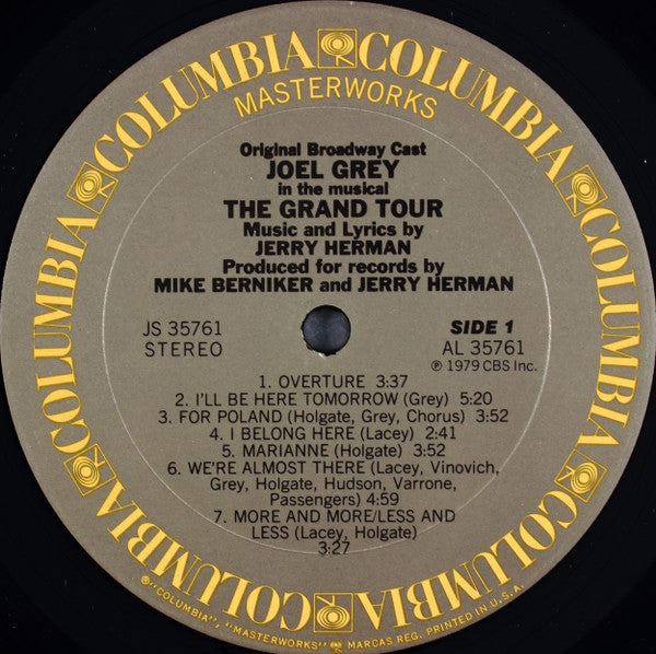 Joel Grey Music And Lyrics By Jerry Herman : The Grand Tour (LP, Album)