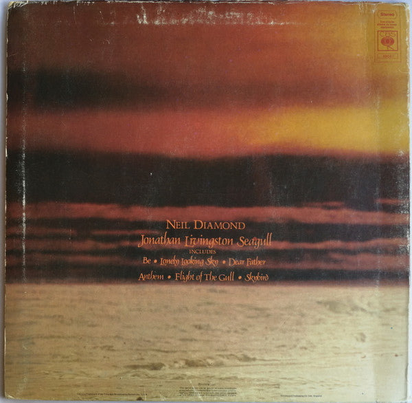 Neil Diamond : Jonathan Livingston Seagull (Original Motion Picture Sound Track) (LP, Album, RE, Gat)