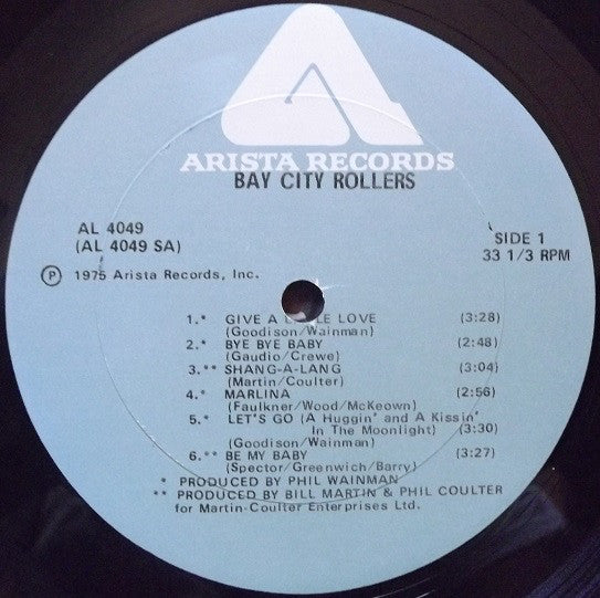 Bay City Rollers : Bay City Rollers (LP, Comp, Pla)