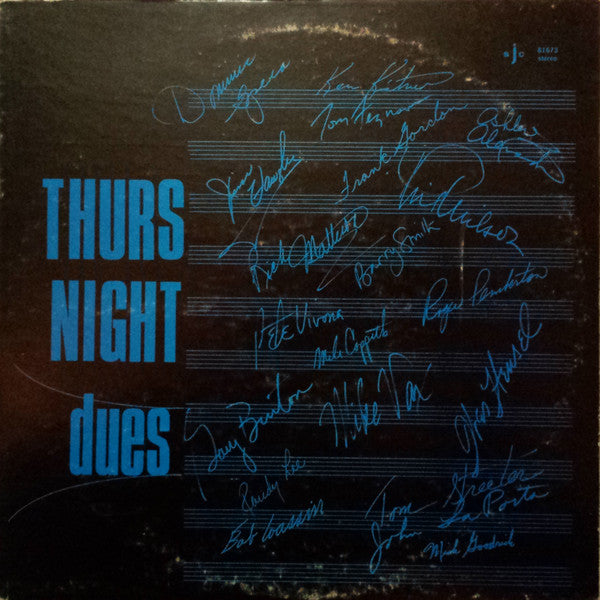 The Summer Jazz Band : Thurs Night Dues (LP, Album)