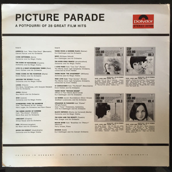 Various : Picture Parade - A Potpourri Of 28 Great Film Hits  (LP, Comp)