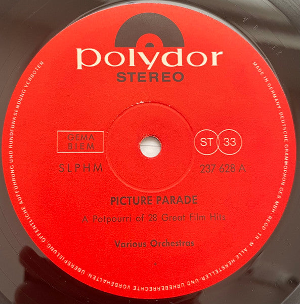 Various : Picture Parade - A Potpourri Of 28 Great Film Hits  (LP, Comp)