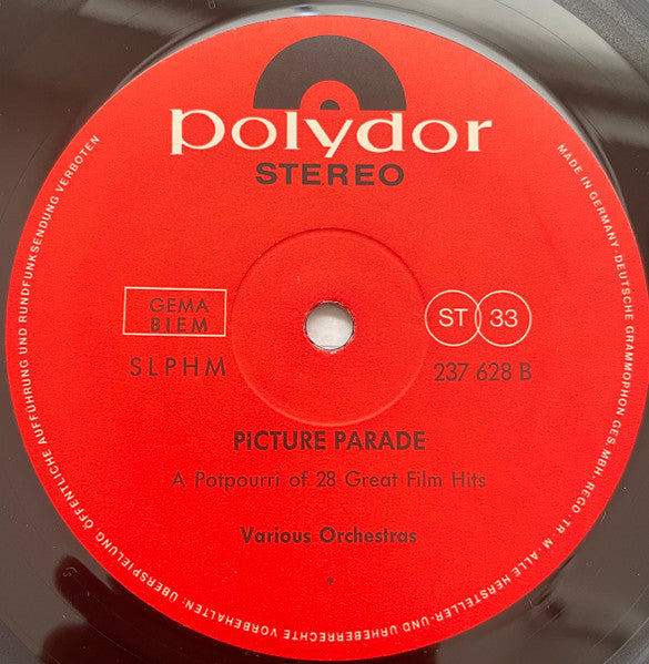 Various : Picture Parade - A Potpourri Of 28 Great Film Hits  (LP, Comp)