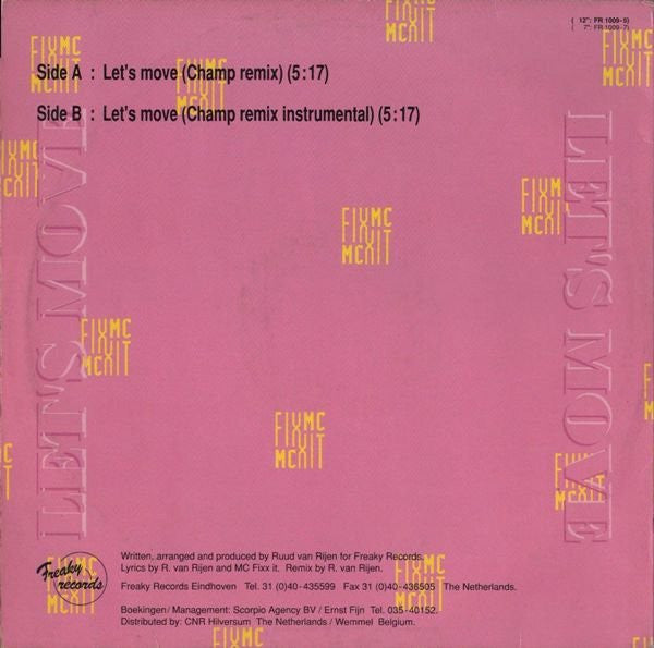 MC Fixx It : Let's Move (New "Champ" Remix) (12")