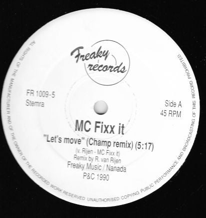 MC Fixx It : Let's Move (New "Champ" Remix) (12")
