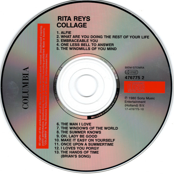 Rita Reys : Collage (CD, Album)