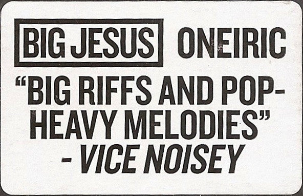 Big Jesus (2) : Oneiric (CD, Album)