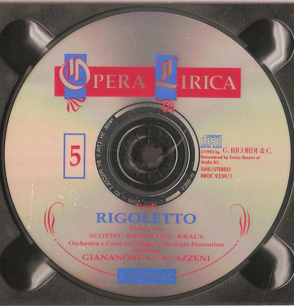 Renata Scotto ○ Ettore Bastianini ○ Alfredo Kraus ○ Giuseppe Verdi, Gianandrea Gavazzeni ○ Orchestra Del Maggio Musicale Fiorentino E Coro Del Maggio Musicale Fiorentino : Rigoletto (2xCD, Album, RE, RM, Dig)