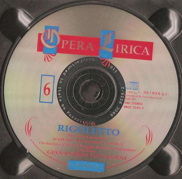 Renata Scotto ○ Ettore Bastianini ○ Alfredo Kraus ○ Giuseppe Verdi, Gianandrea Gavazzeni ○ Orchestra Del Maggio Musicale Fiorentino E Coro Del Maggio Musicale Fiorentino : Rigoletto (2xCD, Album, RE, RM, Dig)
